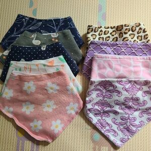Assorted Colorful Baby Bandana Drool Bibs